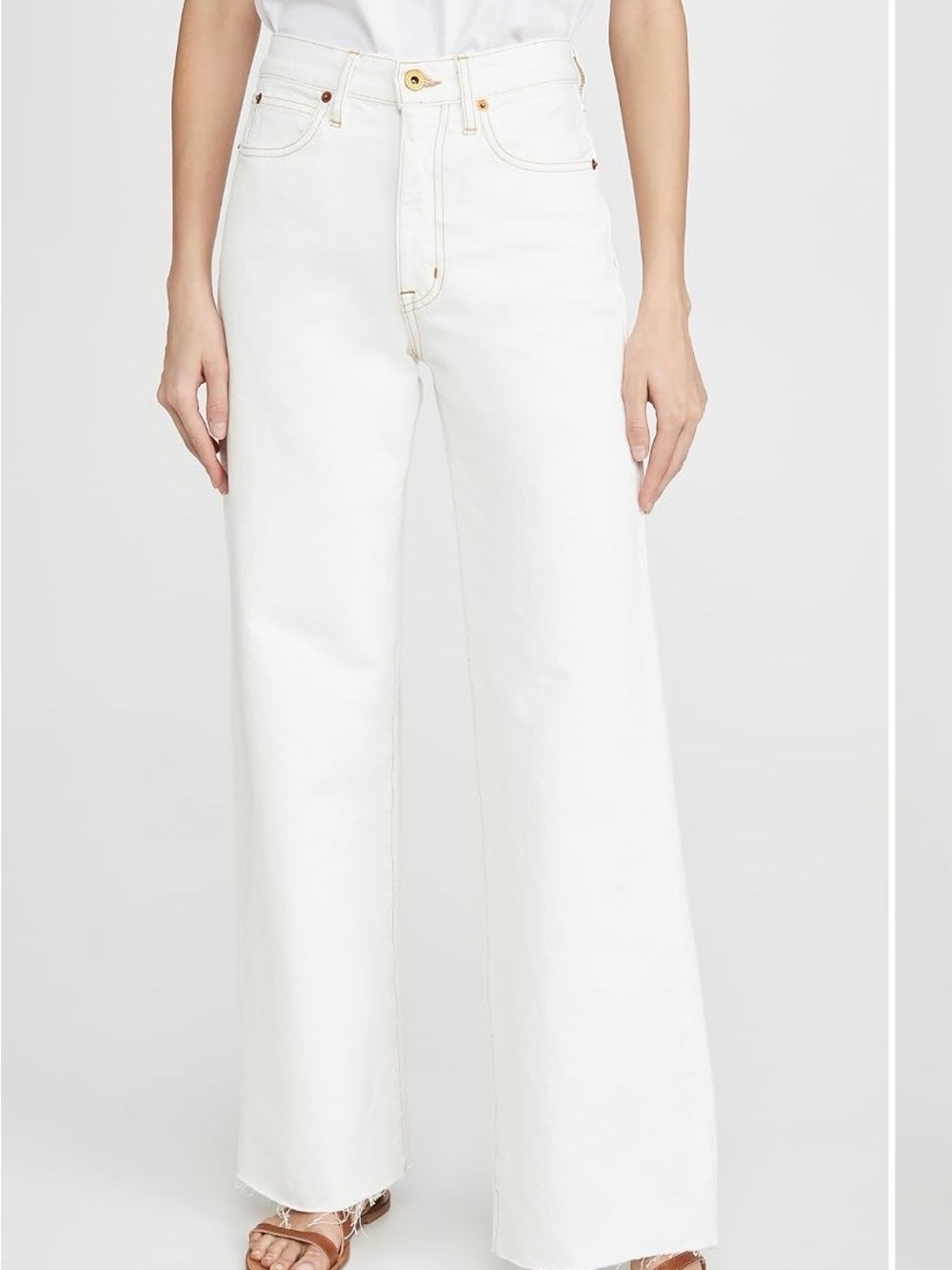 NWT Slvrlake Grace Jeans in Natural White